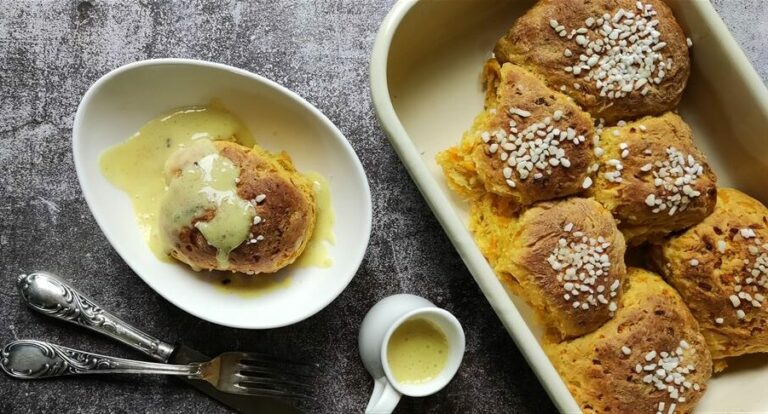 Vegane Buchteln mit Kürbis | FuchsMutter.de